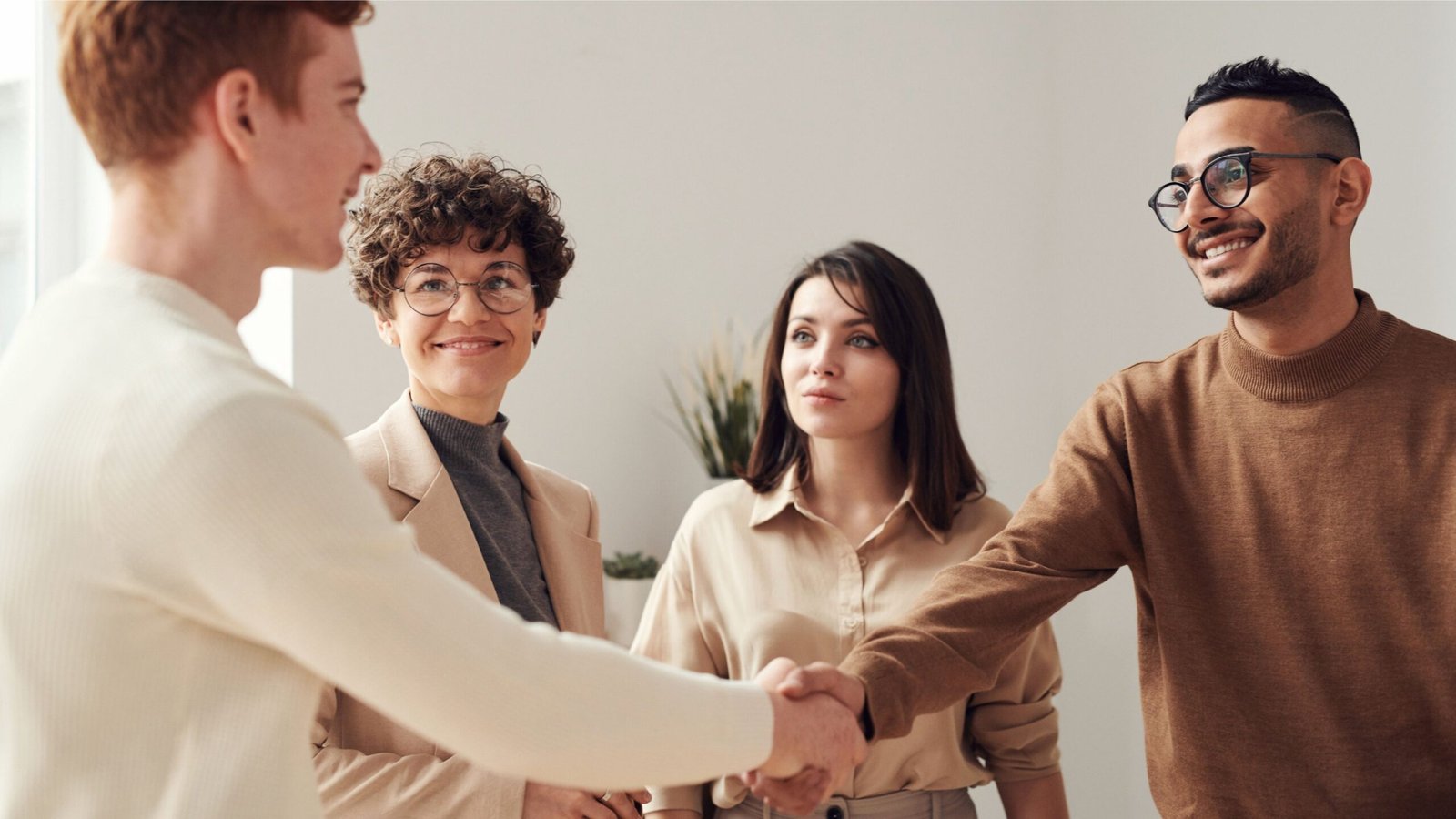 happy people networking
